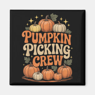 Íman Equipe Groovy Pumpkin Cking Correspondente Família