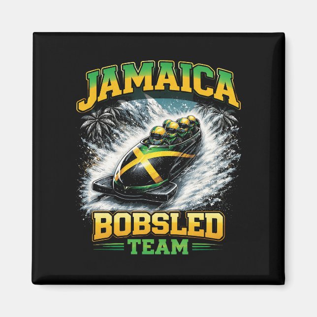 Íman Equipe Jamaicana de Bobslê (Frente)