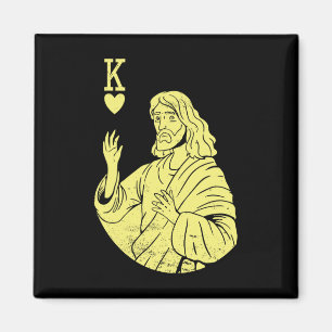 Íman Equipe Jesus Cristo é rei do coração Chris religio