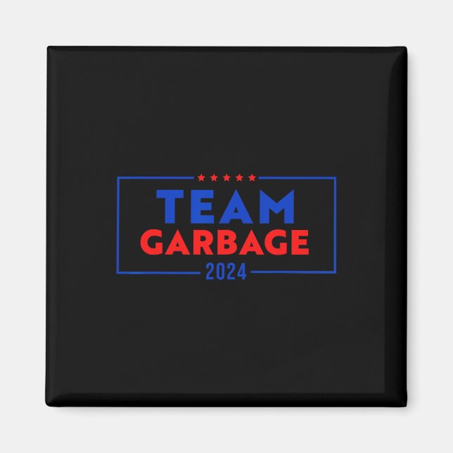 Íman Equipe Lixo Para Trump Vote Em Trump  (Frente)
