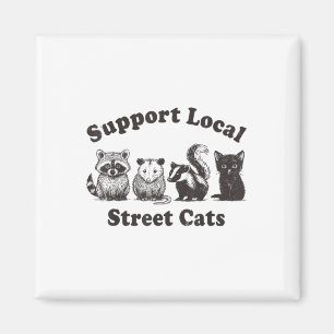 Íman Equipe Local de Gatos de Rua Trash Ogambm Racco