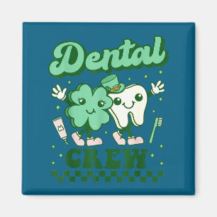Íman Equipe odontológica dente engraçado dentista dia d
