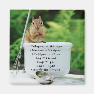 Íman Equivalentes pequenos da medida do Chipmunk do