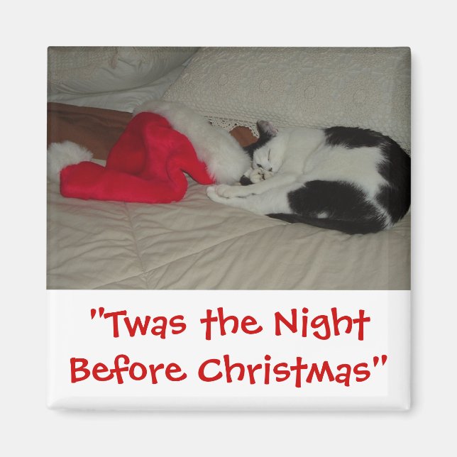 Íman Era a noite antes do Natal Kitten (Frente)
