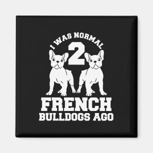 Íman Era Normal 2 Bulls Franceses Ago Animal Dog Lover