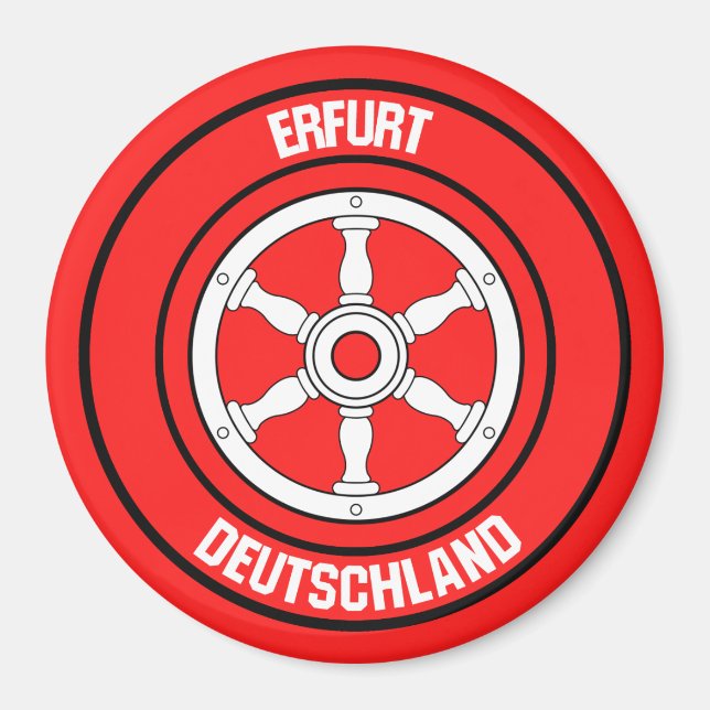 Íman Erfurt Round Emblem (Frente)