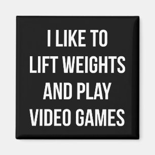 Íman Erga os pesos e jogue os Videos games - Workout de