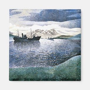 Íman Eric Ravilious - Noruega, realismo mágico,