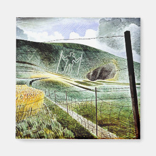 Íman Eric Ravilious - The Wilmington Giant, belas artes