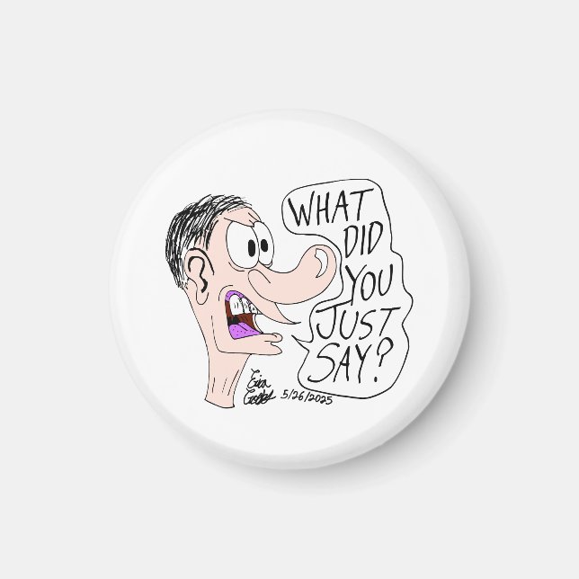 Íman Erica Crooks Comics - What did you just say ? (Frente)