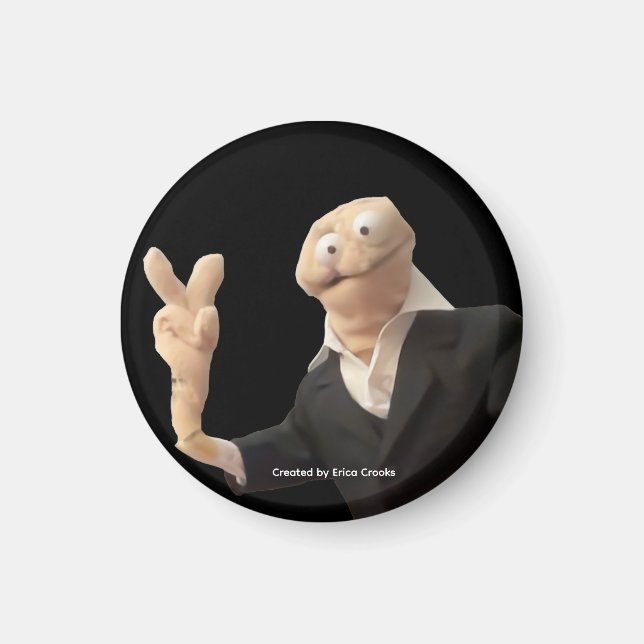 Íman Erica Crooks puppet peace (Frente)