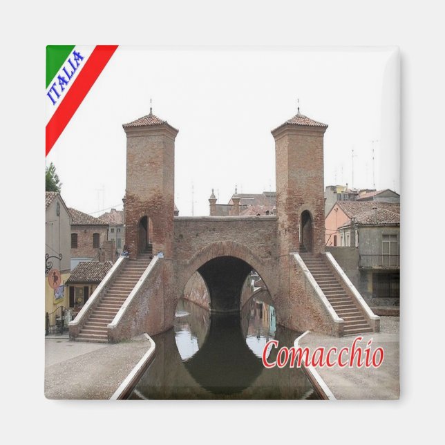 Íman ERM003 COMACCHIO - Emilia Romagna Itália - Fridge (Frente)