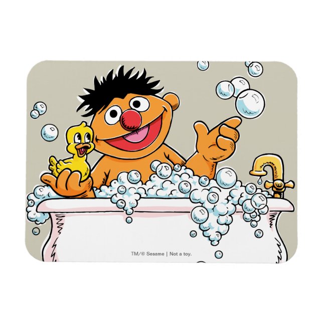 Íman Ernie Antigo na Banheira (Horizontal)