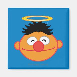 Íman Ernie Rosto Sorridente com Auréola
