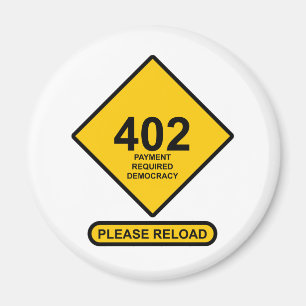 Íman Erro 402: Democracia necessária ao pagamento