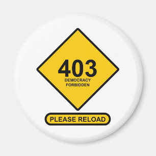 Íman Erro 403: Democracia Proibida