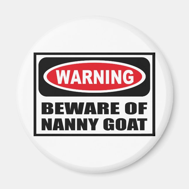 Íman ERRO DE Atenção DO MOLETO NANNY GOAT (Frente)