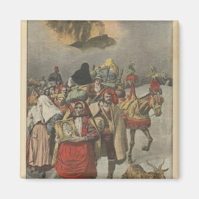 Íman Erupção do Monte Etna (Frente)