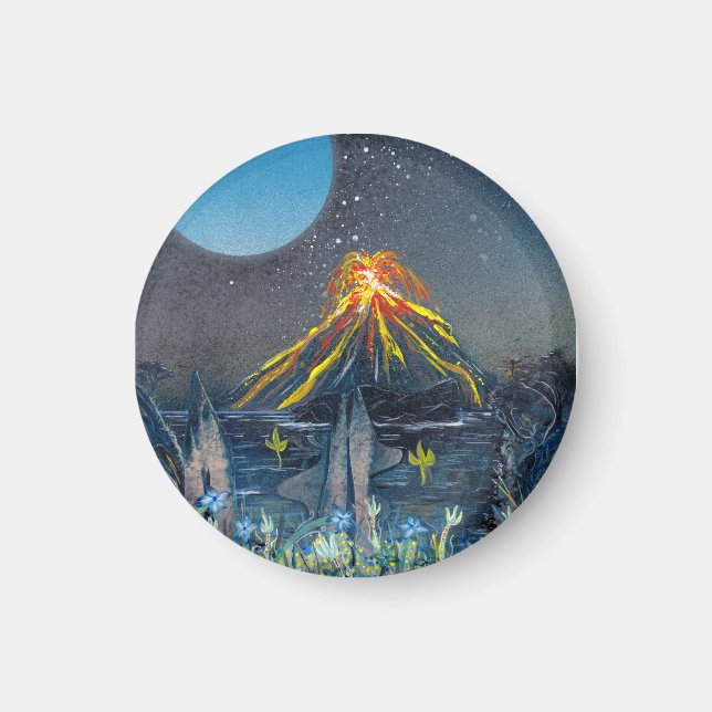 Íman Erupção do vulcão (Frente)