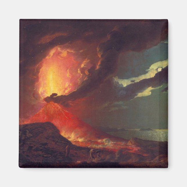 Íman Erupção vulcânica do Monte Vesúvio (vulcão vivo) (Frente)