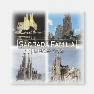 Íman ES0126 Europa, Espanha, Barcelona, Sagrada Família