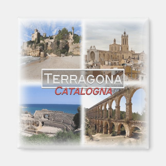 Íman ES0129 Europa, Espanha, Catástrona, Terragona, Fri (Frente)
