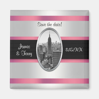 Íman ESB Salve o Dia Branco Rosa