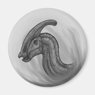 Íman Esboço de Parasaurolophus