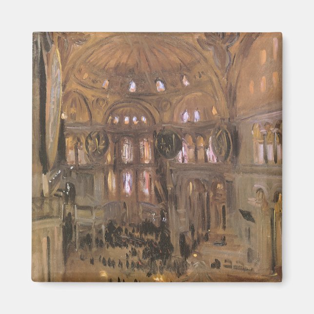 Íman Esboço de Santa Sofia por John Singer Sargent (Frente)
