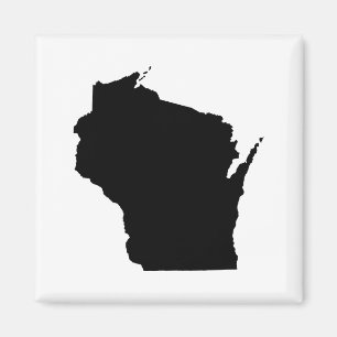 Íman Esboço do estado de Wisconsin