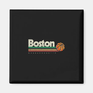 Íman Esboço Vintage Boston City B-ll Listras Retrô