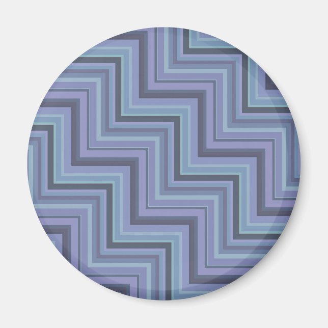 Íman Escada de stripes de cinza azul (Frente)