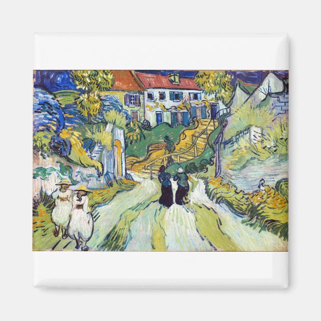 Íman Escada de Vincent van Gogh em Auvers (1890) (Frente)