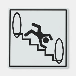Íman Escadas de Stickman - perigo
