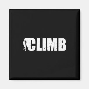 Íman Escalada Bouldering Escalador de Rocha Silhueta de