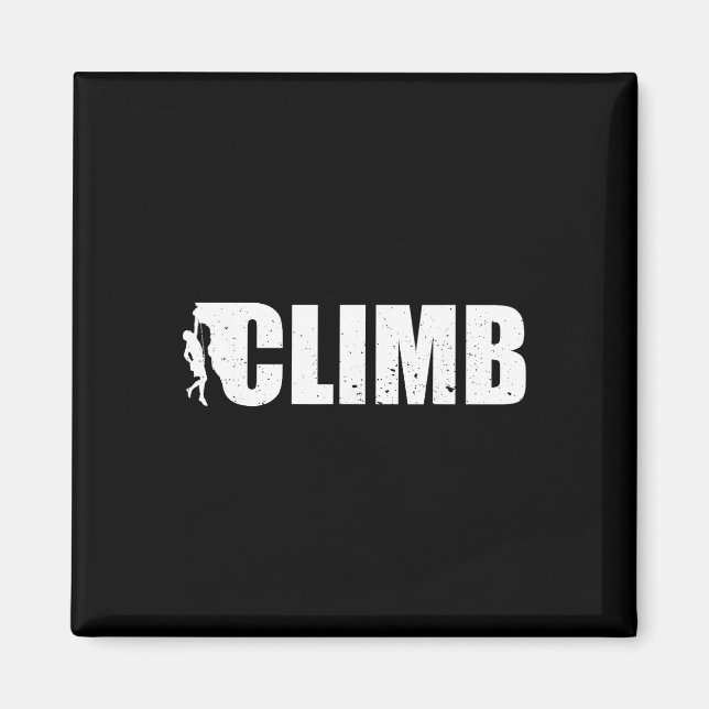 Íman Escalada Bouldering Escalador de Rocha Silhueta de (Frente)