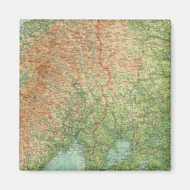 Íman Escandinávia do Sul e Dinamarca (Frente)