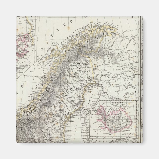 Íman Escandinávia, Suecia, Noruega (Frente)