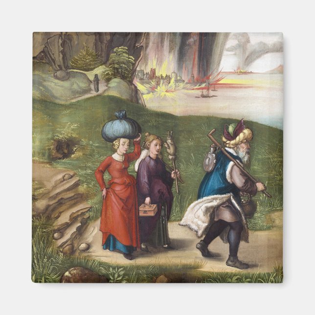 Íman Escape de Lot - Albrecht Durer - c1496 (Frente)