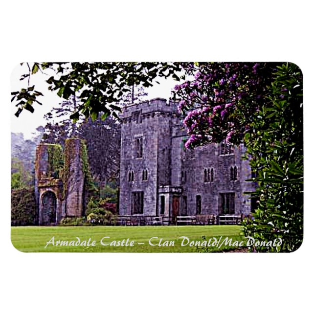 Íman Escocês Clan Donald/MacDonald's Armadale Castle (Horizontal)