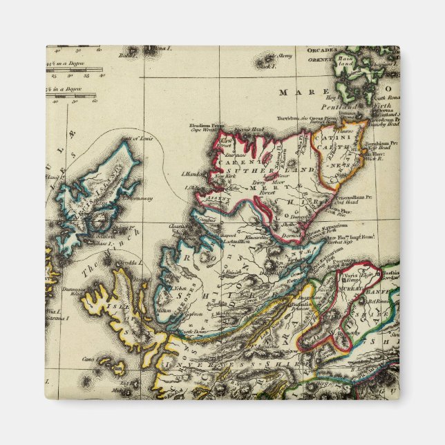 Íman Escócia antiga, moderna (Frente)