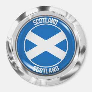 Íman Escócia Round Emblem