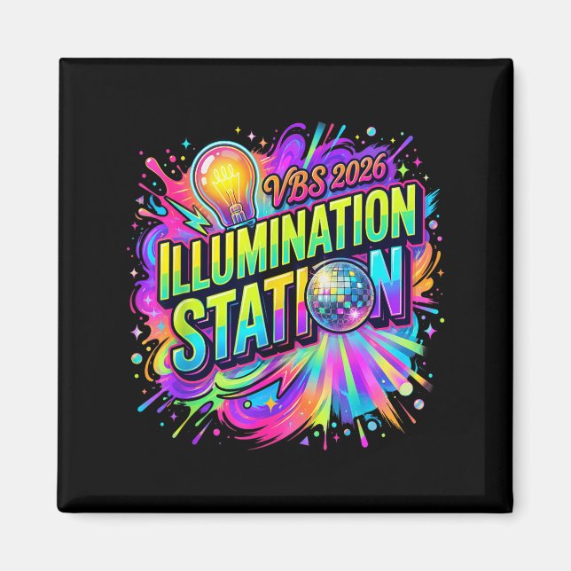 Íman Escola Bíblica de Férias Vbs Crew 2026 Illuminatio (Frente)