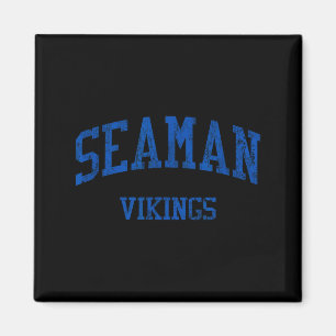 Íman Escola de Ensino Médio Seaman Hs Topeka Ks Vintage