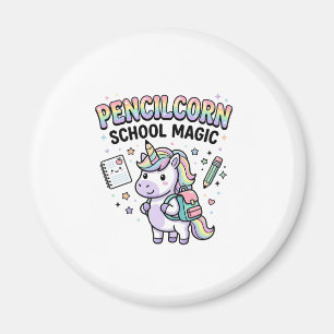 Íman Escola de Lápis de Unicórnio Magia Encantadora Mer