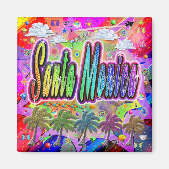 Íman Escola Magnet Santa Monica Vista Express (Frente)