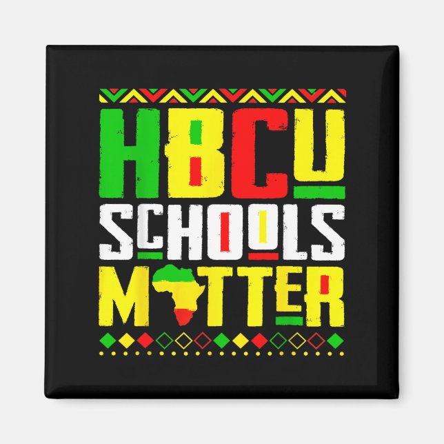 Íman Escolas HBCU Alunos Históricos Faculdade Negra (Frente)