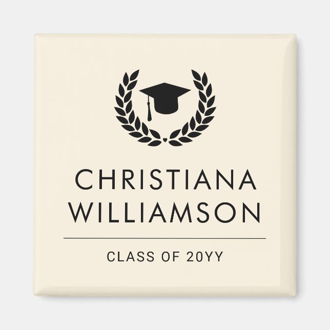 Íman Escolas Personalizadas e Formandos Elegantes (Frente)