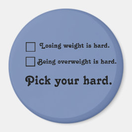 Íman Escolha o seu duro, perda de peso, inspiração de v