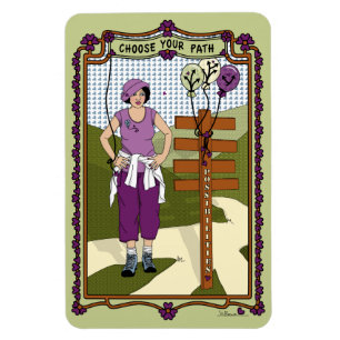 Íman Escolha o seu Magnet de Refrigerador Path_A_4x6